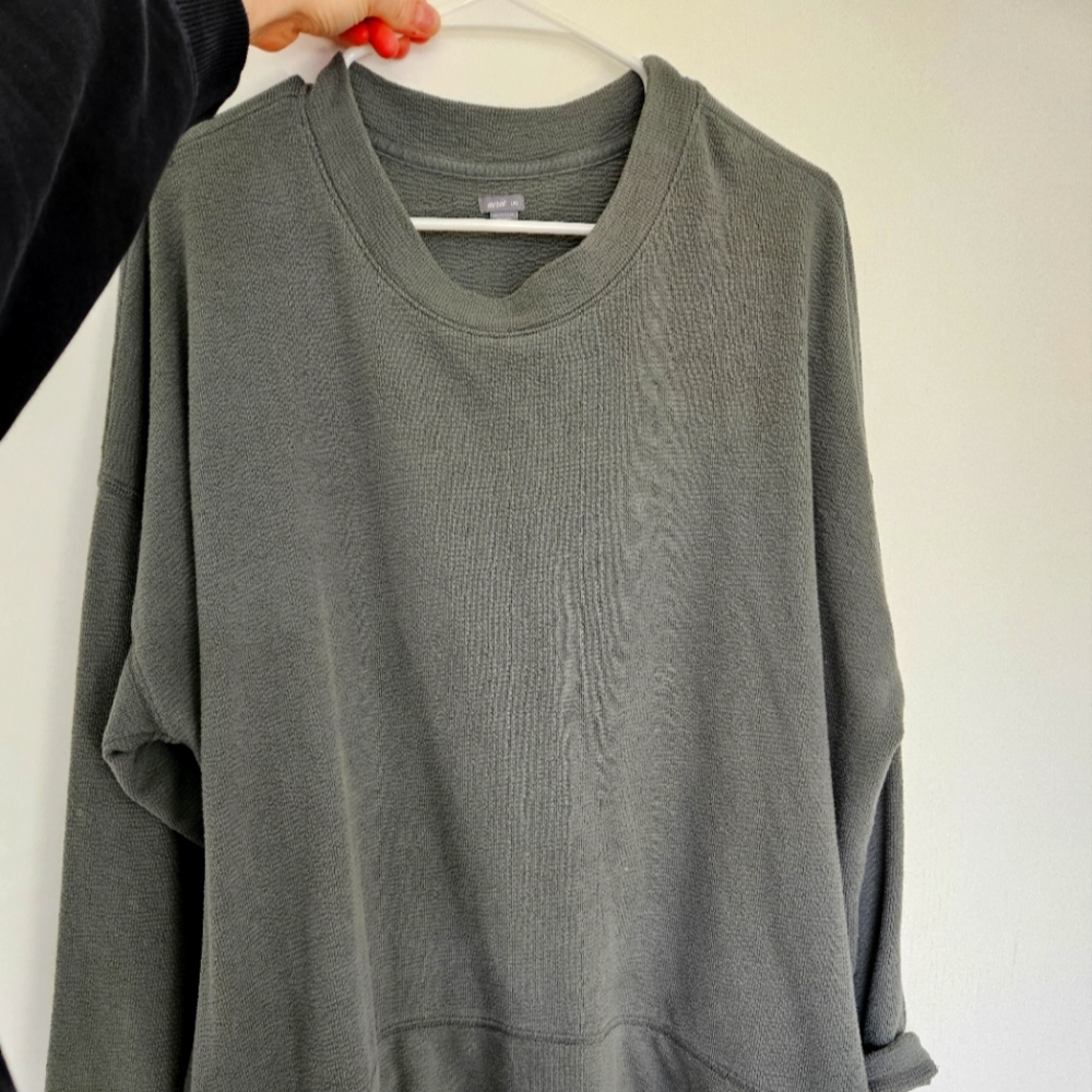 Aerie blue/green oversized sweater. Size large